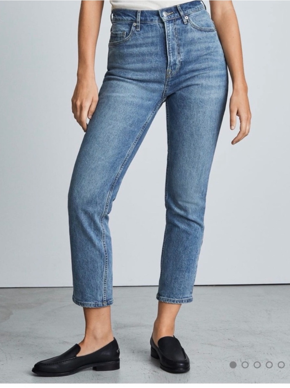 Everlane The Original Cheeky Jean | Size 25 Crop | Light Wash